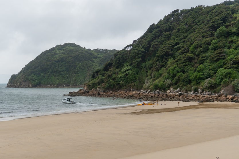 Awaroa beach and awaroa bay
