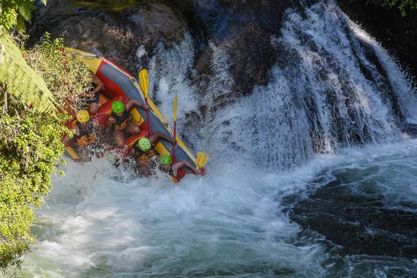 okere falls rotorua rafting with kaituna cascades