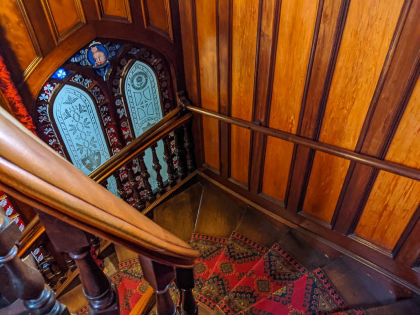 decor in larnach castle in dunedin 