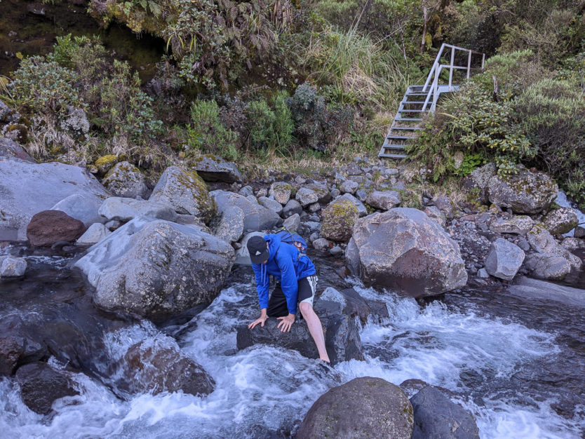mt taranaki wilkies pools hike new plymouth nz